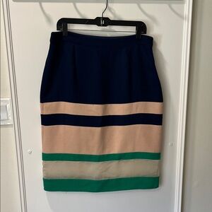 Anthropologie Harlyn Pencil skirt with sheer panel